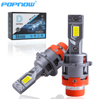 Phares LED Série D 90W 25000LM Canbus D2R D4R Plug and Play, ampoules LED D2S D4S pour voitures