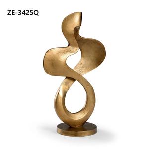Elegante Escultura de Animales de Metal Hecha a Mano para Diseños de Hogar de Tendencia, Escultura Moderna Pulida para Hoteles, Zahid Exports, Gran Mayorista - Product Image 4