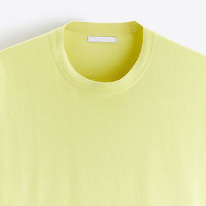 100% algodón 230gsm 16 colores hombres mujeres Unisex personalizable 230 Gsm camiseta informal en blanco Hombre Camisetas Camiseta de - Product Image 3