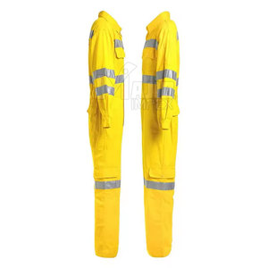 Combinaison de travail de protection, uniforme de sécurité, équipement industriel résistant aux flammes et aux produits chimiques, combinaison de sécurité robuste - Product Image 4