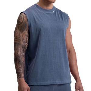 Débardeur en coton léger à col montant, nouveau design vintage, personnalisable, brodé, style streetwear, pour tenue décontractée et sportive - Product Image 2