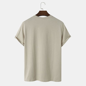 เสื้อยืดสำหรับผู้ชายผ้าฝ้ายสไตล์ลำลองสำหรับ100% - Product Image 6