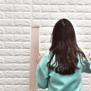 Promotional Modern Waterproof Anti-static Sound-Absorbing Heat <b>Insulation</b> 8mm Thick Mosaic Brick 3D Vinyl Entertainment - Product Image 4