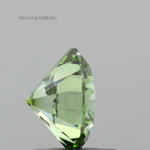 Diamant de laboratoire rond vert vif fantaisie exclusif de 1,00 ct, clarté VS1, type CVD 2A, certifié IGI, taille idéale pour bijoux de luxe - Product Image 5