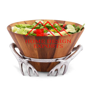 Bol à soupe en bois de manguier, best-seller, centre de table, bol en bois pour centre de table de mariage - Product Image 5