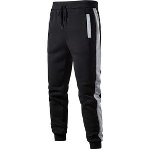 Color de contraste OEM diseño personalizado de alta calidad de algodón polar de secado rápido transpirable pulóver ropa deportiva 2 uds conjuntos chándales para hombres - Product Image 2