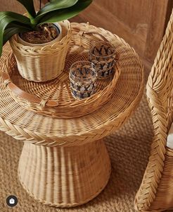 Table de luxe en rotin de grande taille de la meilleure qualité Table de jardin intérieure et extérieure de forme ronde pour accessoires de meubles - Product Image 6