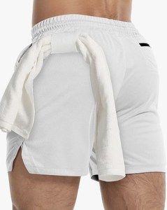 Shorts en maille pour hommes, usine directe, séchage rapide, vêtements de sport actifs, nylon, polyester, sport, fitness, entraînement, Bangladesh - Product Image 3