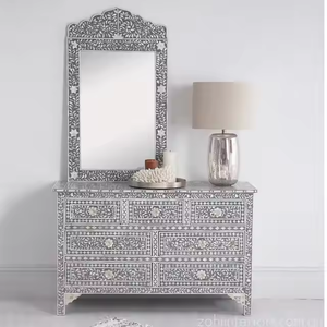 Modern Design Bone Inlay <b>Wall</b> <b>Mirror</b> High Quality <b>Mirror</b> for Home Decoration by Crescent Crafts - Product Image 4