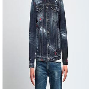 แจ็กเก็ตผ้ายีนส์ขาดเป็นริ้วสำหรับผู้ชายไซส์พิเศษเสื้อผ้าฤดูหนาวขนาดใหญ่อบอุ่นมีกระดุมปิด - Product Image 5