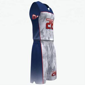Sublimación de malla en blanco baloncesto Jersey personalizado hombres Reversible personalizado baloncesto uniforme para hombres conjunto Jersey baloncesto lleva - Product Image 5