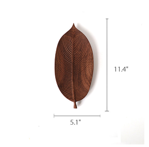 Hot Sale Wedding Party <b>Decorate</b> Leaf <b>Plate</b> Made with mango Wooden Superior Quality at Lowest Cost New Arrival - Product Image 1