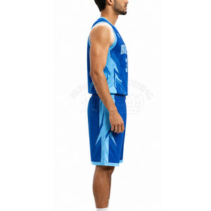 Uniforme de basket-ball moderne en polyester pour hommes, respirant, léger, séchage rapide, vêtements de sport performants, compétitions, personnalisable - Product Image 6