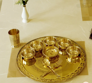 Juego de cena de latón Royal 10Pc Jaali - Product Image 4