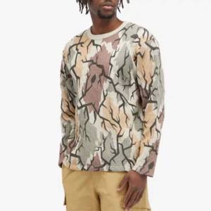 T-shirt gaufré à manches longues de haute qualité pour hommes confortable et élégant pour une tenue décontractée et des tenues de tous les jours - Product Image 5