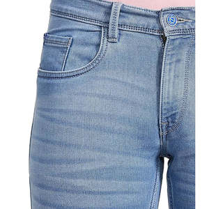 Pantalon en jean sur mesure pour hommes Pantalon en jean élégant et décontracté Baggy Straight pour hommes Pantalons en denim dernier modèle pour hommes - Product Image 5