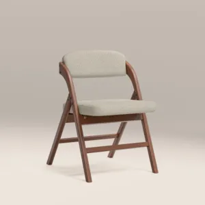 Chaise de salle à manger pliante en bois SINTERIOR SPECKLED STONE NOMAD - Product Image 3