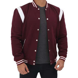 2025 chaqueta universitaria personalizada para hombre con capucha transpirable ropa de invierno Letterman mangas de cuero de vaca genuino nuevo al por mayor - Product Image 3