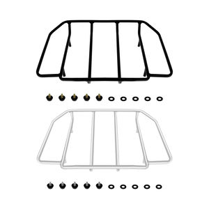 חבילת סיור אופנוע חבילה מטען עליון מתלה שחור/כרום עבור הרלי סיור דרך רחוב המלך כביש גלידת פלור flhx 1984-2020 2021 - Product Image 1