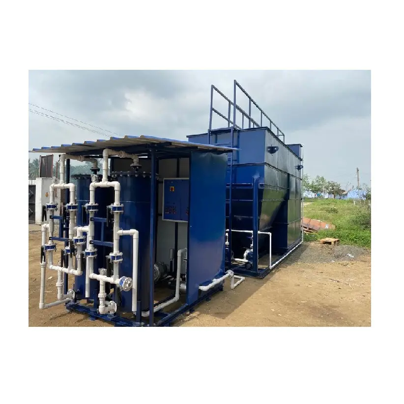 Estação De Tratamento De Efluentes De Filtração De Areia Pesada Para Fazer A Água Poluída Livre De Fabricante Indiano