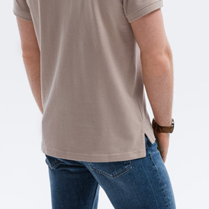 T-shirt Homme d'Été en Coton et Fibre de Bambou de Haute Qualité, Logo Personnalisé, Tricoté Uni, Respirant, Style Urbain, Manches Courtes, Tendance - Product Image 4