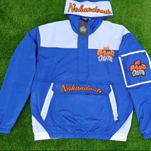 เสื้อแจ็กเก็ตผ้าไนลอนสำหรับผู้ชาย, ชุดวอร์มปักโลโก้สะท้อนแสง - Product Image 1