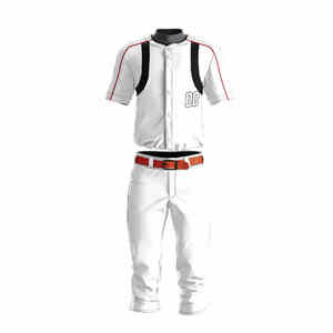 ชุดเบสบอลสำหรับผู้ชายสีทึบสีทึบ - Product Image 1