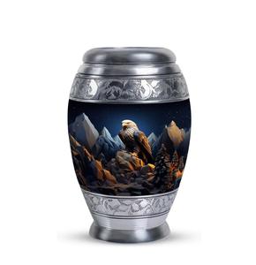 Petite urne souvenir aigle pour cendres humaines Urne commémorative adulte pour homme femme Urne décorative pour cendres adultes Taille personnalisée - Product Image 4