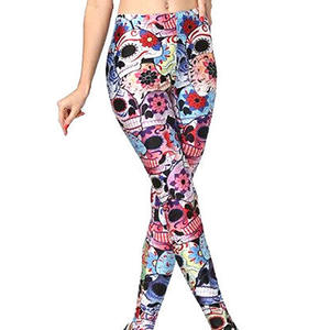 Leggings de yoga à taille élastique mi-longue pour femmes, leggings de yoga élégants et offrant un soutien optimal pour les performances élevées - Product Image 2