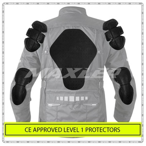 Veste et pantalon de moto de course imperméables en Cordura sur mesure, équipement de protection, veste de tourisme en Cordura pour hommes - Product Image 3