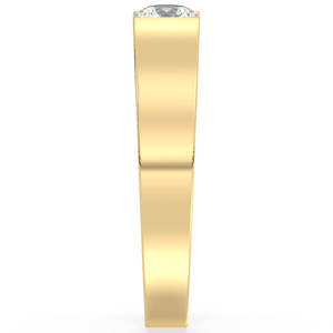 REYES-Anillo de compromiso de oro rosa minimalista, Plata de Ley 925, moissanita GRA certificada, joyería fina para mujer, regalos de boda - Product Image 5