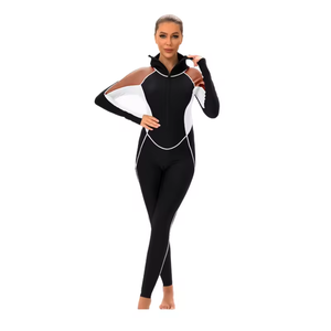 ชุดว่ายน้ำแขนยาวชิ้นเดียวของผู้หญิงที่ป้องกันแสงแดดชุดว่ายน้ำมุสลิมแบบอนุรักษ์นิยม - Product Image 6