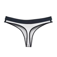 Braguitas de Bikini de Encaje Sexy para Mujer, Tejidas, Transpirables, Sin Costuras, Ropa Interior para Adultos de Alta Calidad