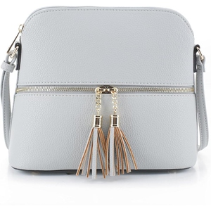 Sac à bandoulière pour femme, sac à main en cuir PU texturé, sac à bandoulière pour le bureau et les occasions décontractées - Product Image 3