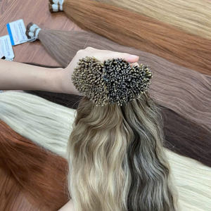 Tendance chaude 100% couleur vietnamienne I pointe Extensions de cheveux de haute qualité Super brillant soyeux pas d'enchevêtrement grand en Stock - Product Image 2