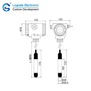 Geteilter Wasserstands ensor 4-20mA RS485 Flüssigkeits stands ensor Tank monitor - Product Image 2
