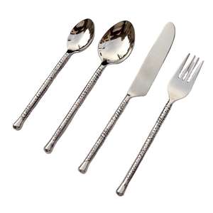 Ensemble de couverts en acier inoxydable d'excellente qualité avec ensemble de couverts polis miroir Passe au lave-vaisselle Couverts de haute qualité - Product Image 5