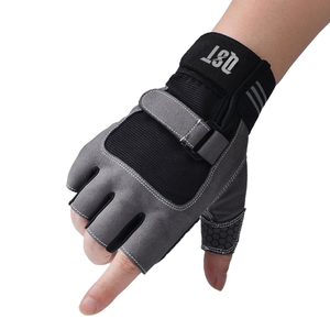 Guantes Deportivos Unisex Ligeros de Neopreno y Cuero, Medios Dedos, Transpirables, para Gimnasio, Entrenamiento Físico y Culturismo - Product Image 4