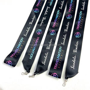 Lanières de médailles de course personnalisées en polyester, réglables, 33 mm ou 55 mm, faible MOQ, promotionnelles, sangles de cou personnalisées pour le personnel - Product Image 4