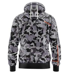 เสื้อสเวตเตอร์โอเวอร์ไซส์ชายกันลมผ่าไหล่ทรงโอเวอร์ไซส์ผ้าหนาทนทานออกแบบได้ตามต้องการสำหรับฤดูหนาว - Product Image 2