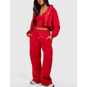 Conjunto Deportivo de Invierno Unisex 2025, Nuevo Diseño, 100% Algodón, Forro Polar, Resistente al Viento, Transpirable y Cómodo, Color Sólido - Product Image 5