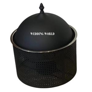 Calentador de Comida Metálico Nuevo, Elegante y Clásico, con Acabado de Madera y Adhesivos, Tamaño Personalizado, Hecho a Mano, Diseño Exclusivo - Product Image 6