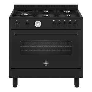 La Germania AMN965ETN 24 5-Zone Gas and Electric <b>Oven</b> Black Class a (89.5x60x90.5cm) Americana Ranges - Product Image 1
