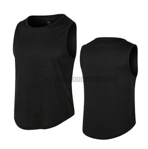 Débardeur sportif à séchage rapide pour hommes, taille XL, respirant, sans manches, fitness, entraînement musculaire, t-shirt de sport, imprimé uni - Product Image 4