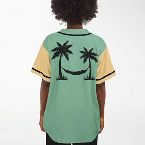 เสื้อเบสบอลติดกระดุมเสื้อกีฬาระบายอากาศเสื้อเจอร์ซีย์ - Product Image 4