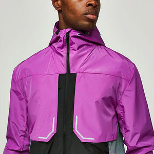 Men's Custom Fit Long Sleeve Comfortable Outfit <b>Quick</b> Dry Breathable Tracksuits Windbreaker <b>Detail</b> for Daily Solid Winter - Product Image 5