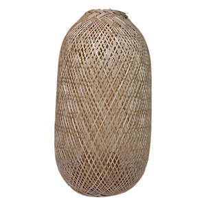 Factory Direct Vintage Rattan Wall Lamp LED <b>Light</b> Bamboo Handicrafts for Home Decor Modern Traditional Design OEM ODM Vietnam - Product Image 3