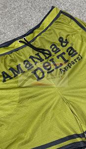 Pantalones cortos de malla personalizables para hombre, Cintura elástica de secado rápido, verano, informal, impresión por sublimación sólida, MOQ bajo, talla grande, logotipo personalizado - Product Image 5