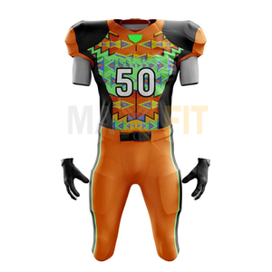 2025 Ensembles d'uniformes de football américain unisexe MAXFIT ENTERPRISES Respirant Séchage rapide 100% coton biologique Options de taille Plus - Product Image 2
