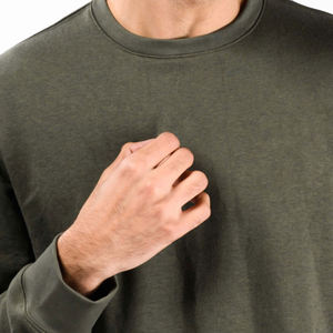 Survêtement délavé à l'acide pour hommes, dernières ventes, survêtement en coton respirant de style décontracté de grande taille pour l'hiver, ensembles délavés à l'acide - Product Image 3